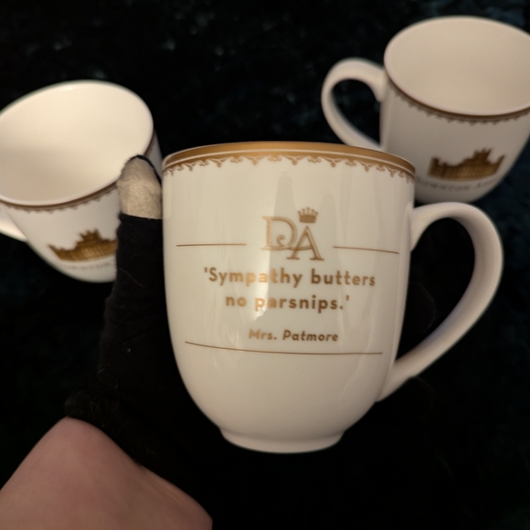 Downton Abbey Tea Cups Mugs Set of 3 - Picture 4 of 6